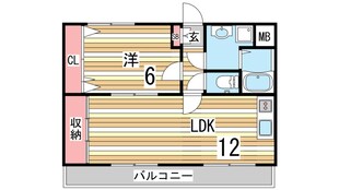 ベルトゥリー岡本の物件間取画像